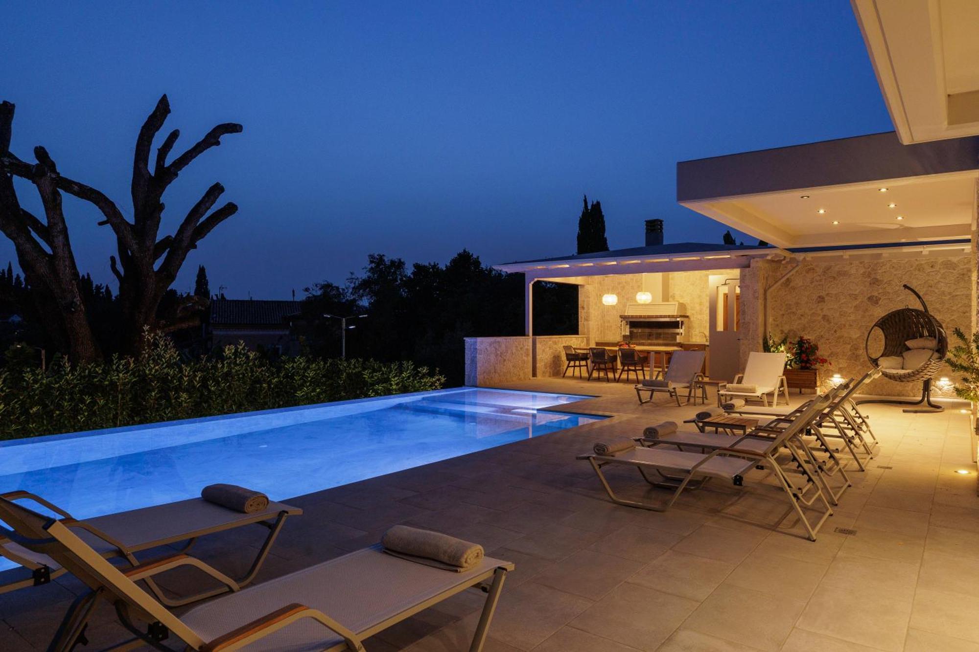 My Mediterranean Corfu Luxury Villa With Private Swimming Pool 콘토칼리 외부 사진