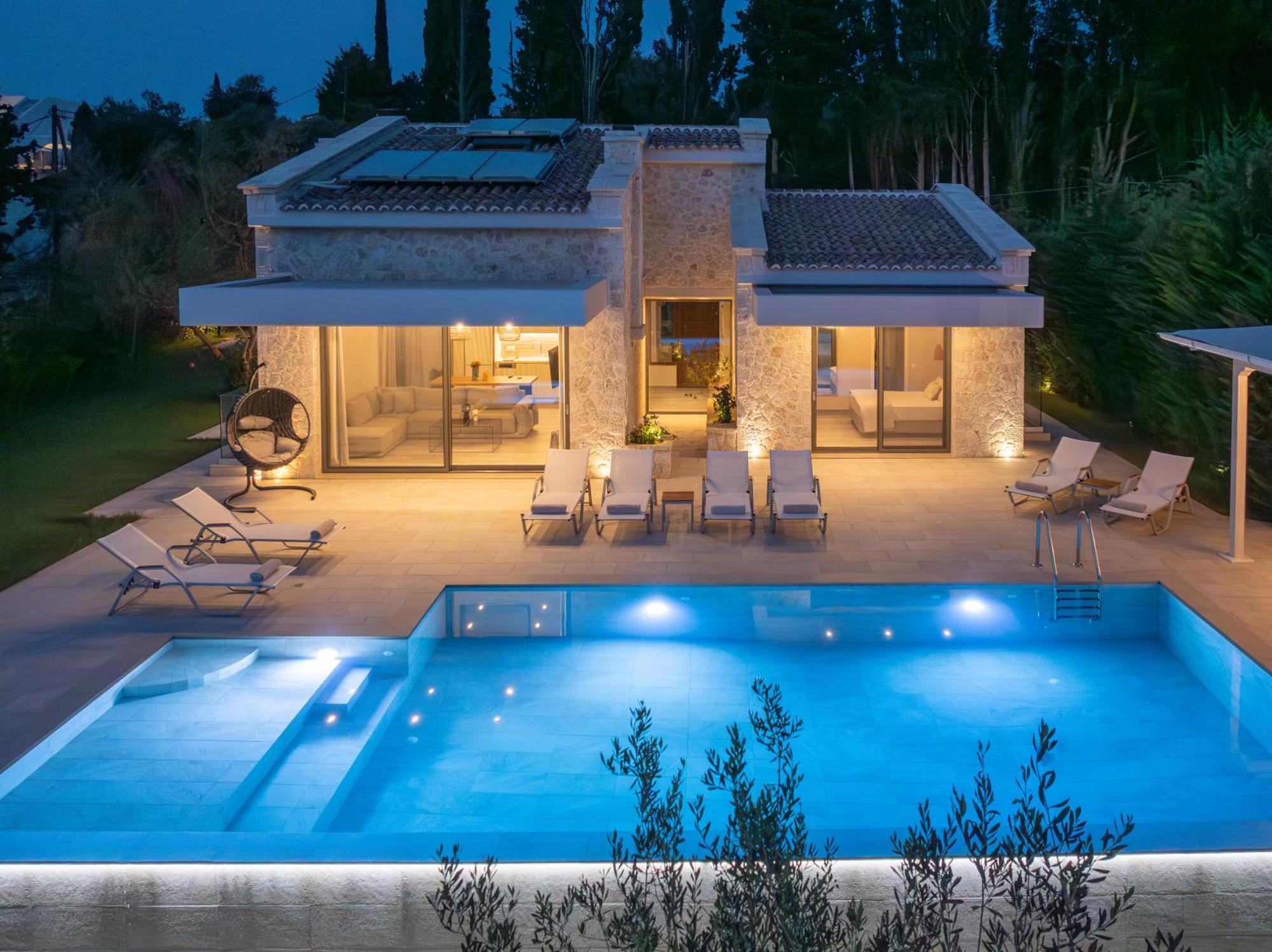 My Mediterranean Corfu Luxury Villa With Private Swimming Pool 콘토칼리 외부 사진